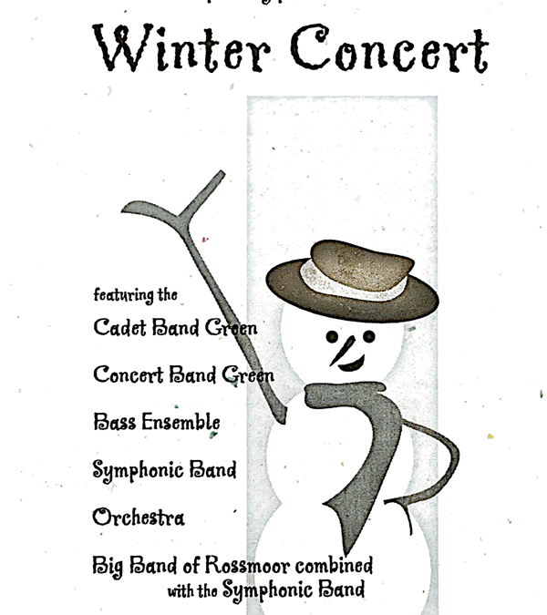 Stanley Music Department Winter Concert